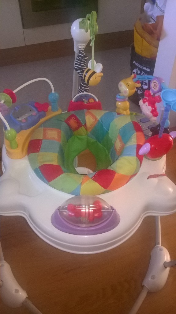 unicorn baby bouncer